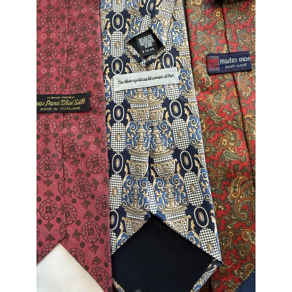 Vintage Men’s Necktie Lot of 3